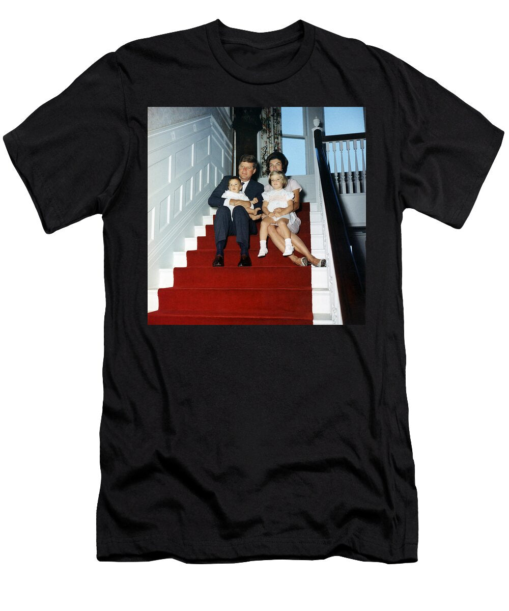 President Kennedy and Family 1961 Robert Knudsen War Is Hell Store T-Shirt