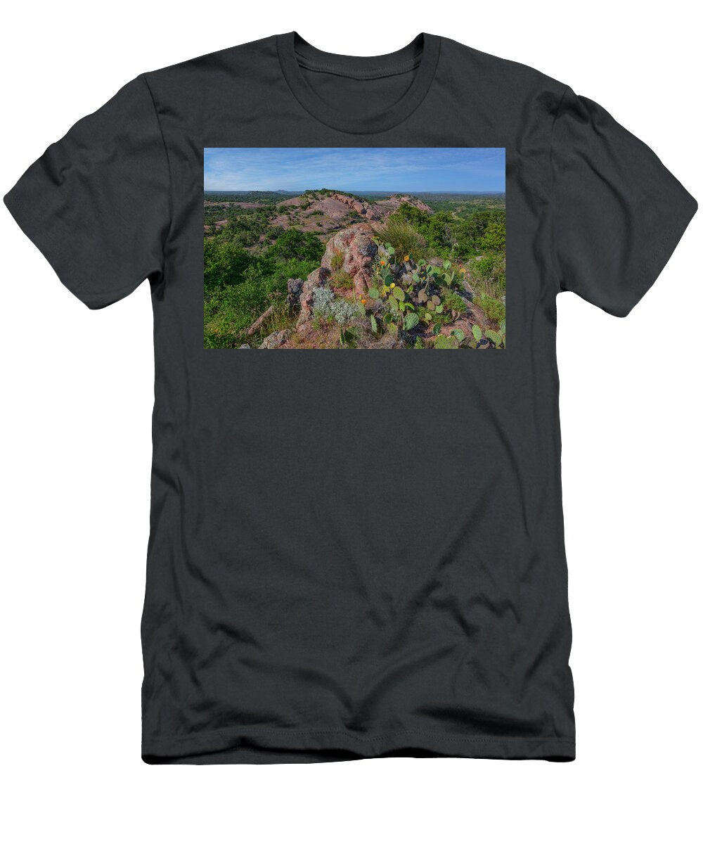 Prickly Pear in Enchanted Rock 4282 Rob Greebon T-Shirt