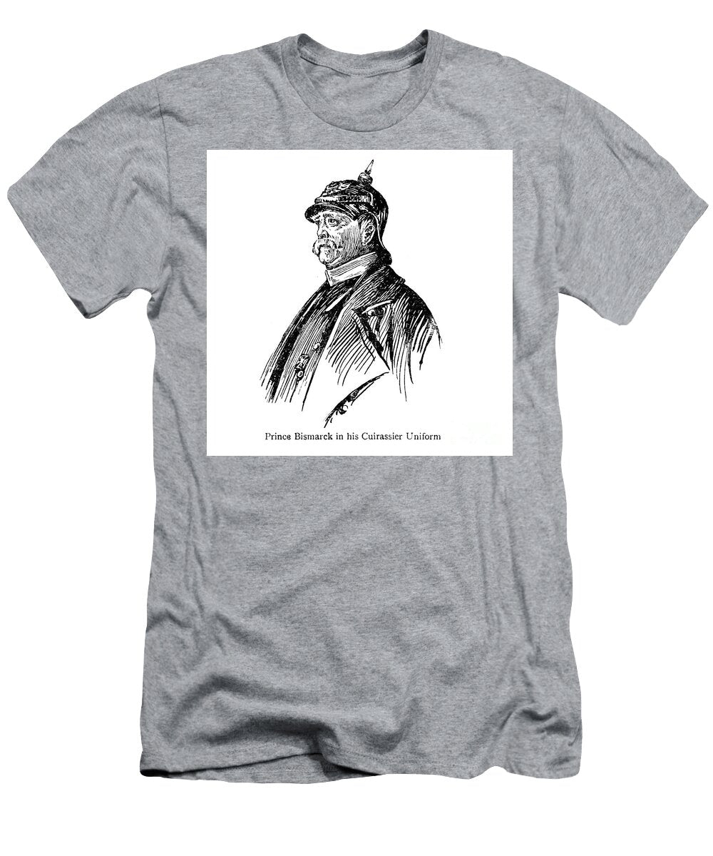Prince Bismarck in His Cuirassier Uniform T4 Historic Illustrations T-Shirt