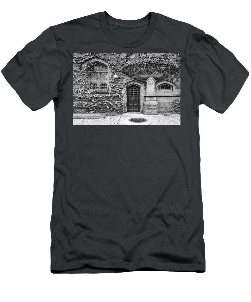 Princeton East Pyne Hall Bw Susan Candelario T-Shirt