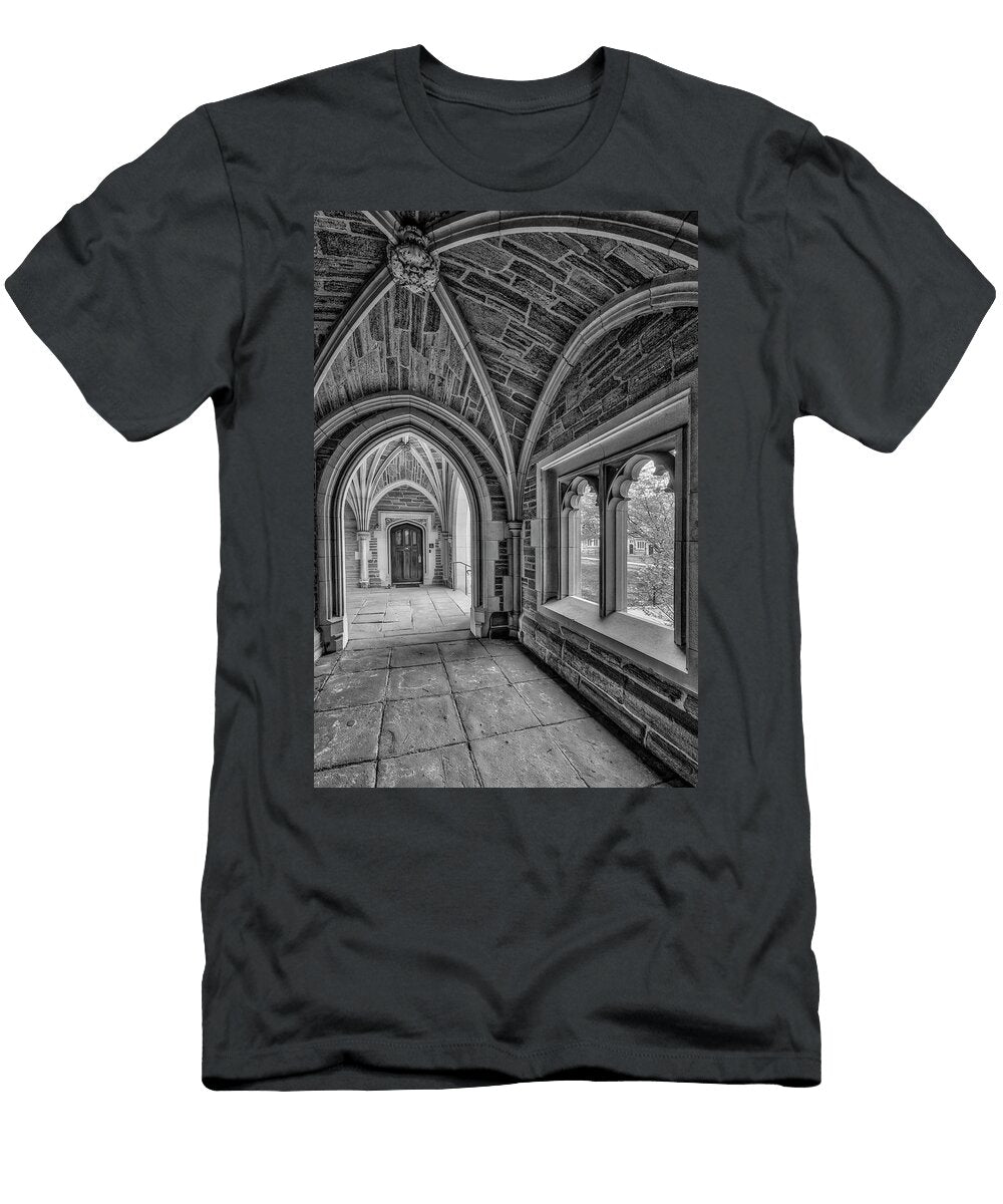 Princeton Holder Hall Arches Bw Susan Candelario T-Shirt