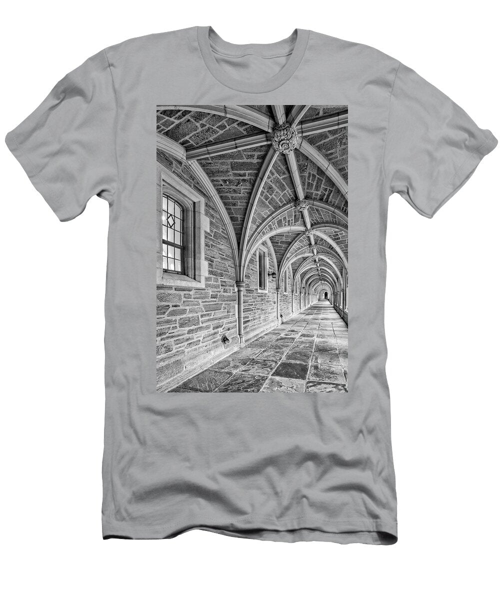 Princeton University Hallway Bw Susan Candelario T-Shirt