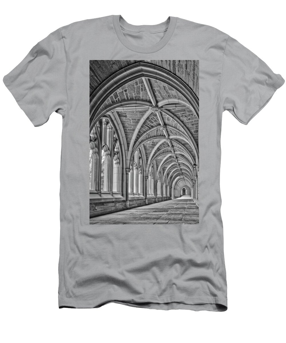 Princeton University Hallway Iii Bw Susan Candelario T-Shirt