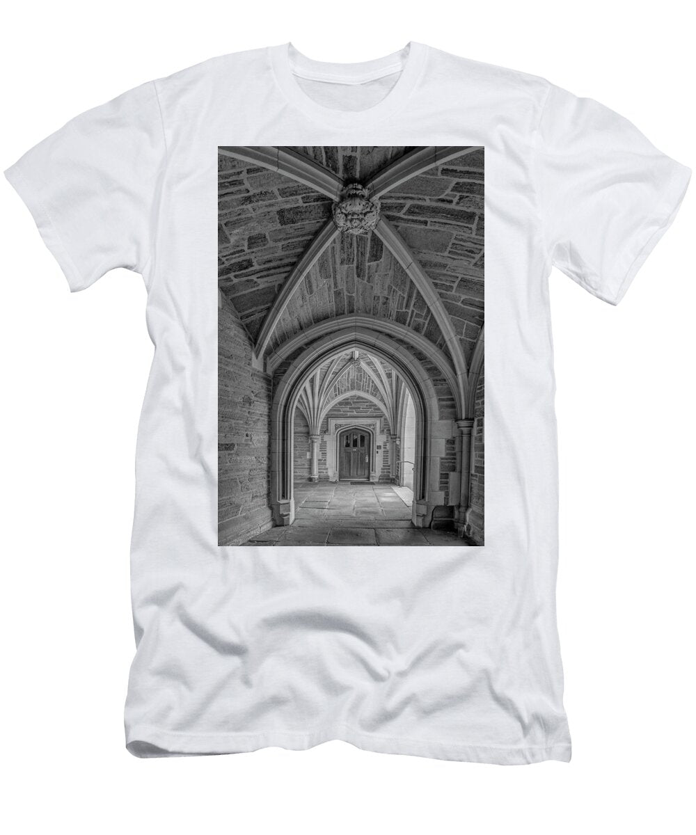Princeton University Holder Hall Arches Bw Susan Candelario T-Shirt