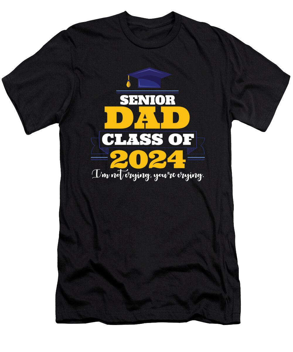 Proud Daddy of a Senior Dad Class of 2024 Graduation Party Maximus Designs T-Shirt