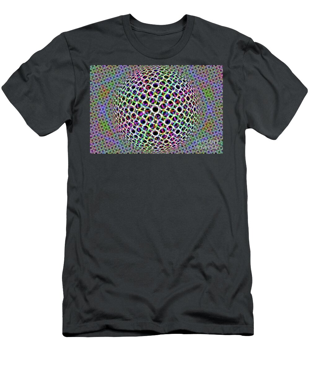 Psychedelic Sphere Jonathan Welch T-Shirt