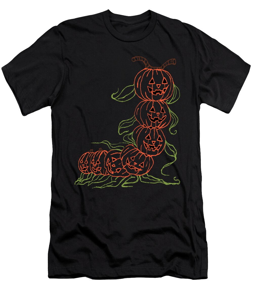 Pumpkin Caterpillar Kimberly Gifford T-Shirt