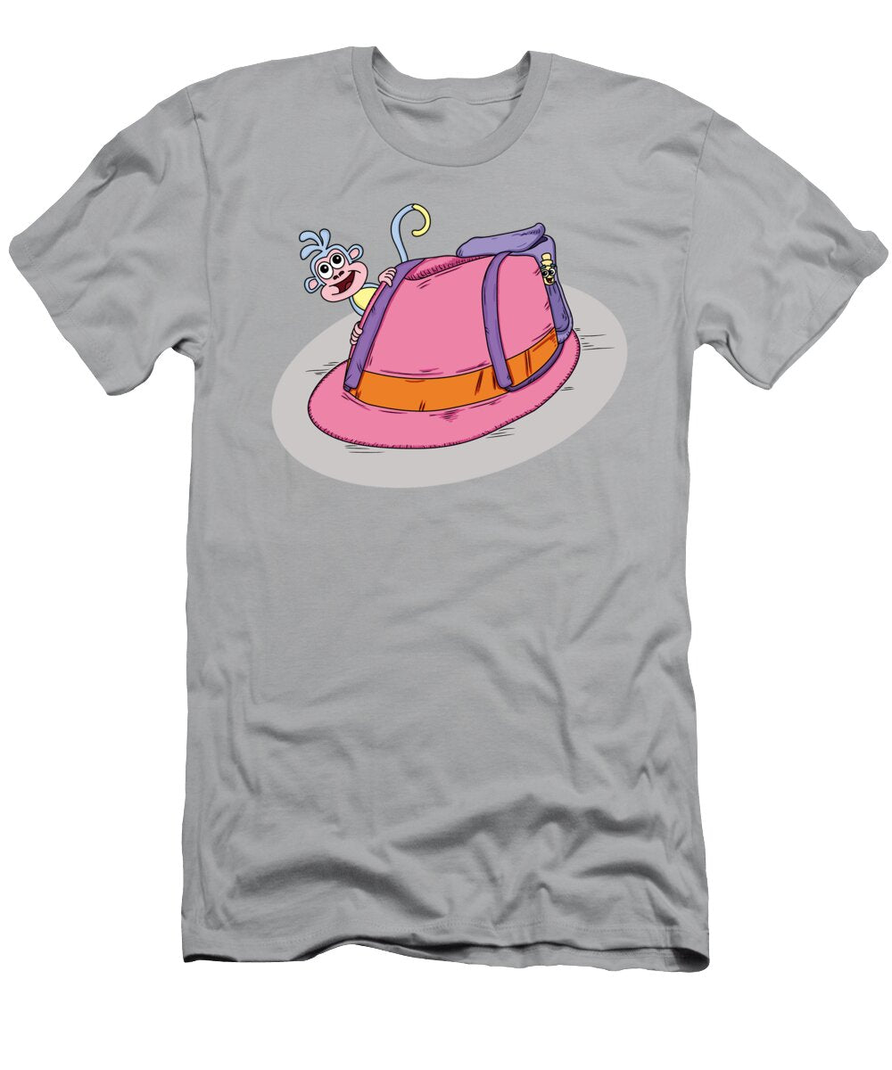 Pun Intended Funny Design Puns Fedora the Explorer Dora the Explorer Parody Humour Paul Telling T-Shirt