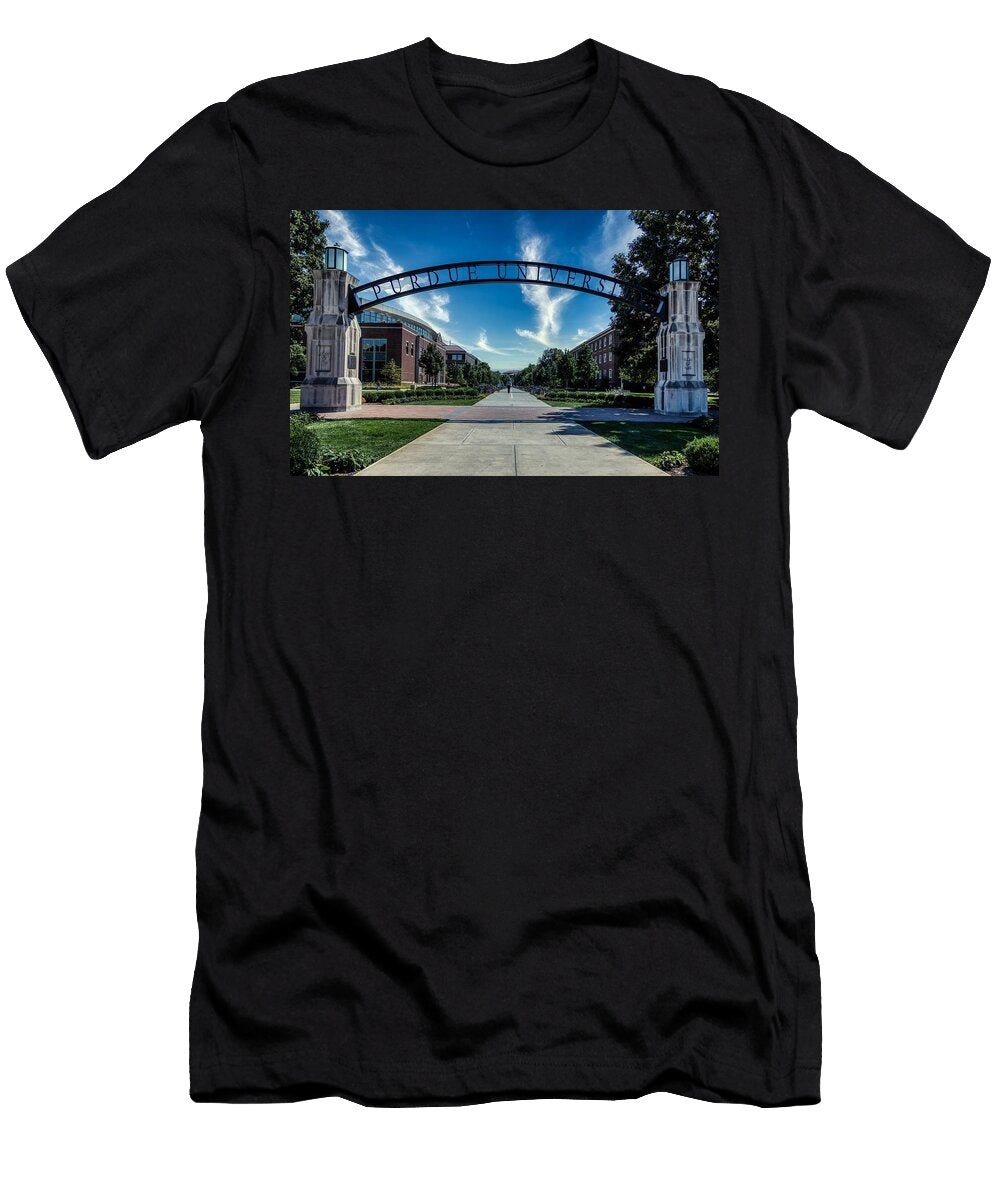 Purdue University Arched Entryway Library of Congress T-Shirt