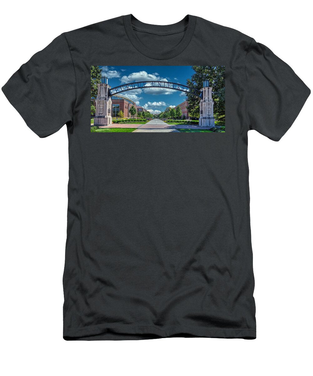 Purdue Unversity Arched Entryway Mountain Dreams T-Shirt