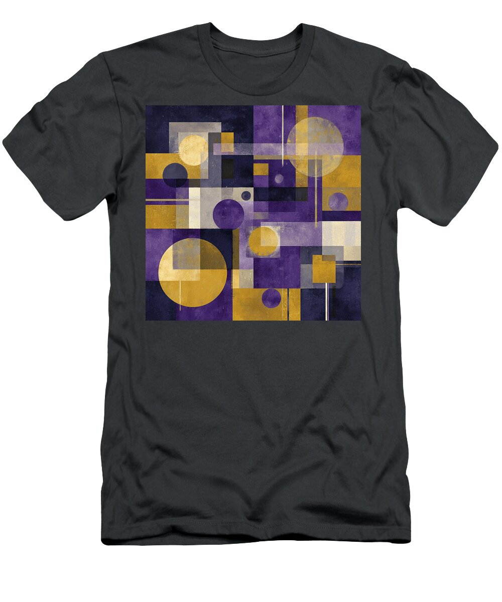 Purple Gold Layer Noah Parker T-Shirt