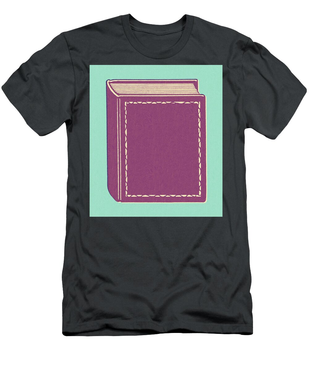 Purple Hardcover Book Csa Images T-Shirt