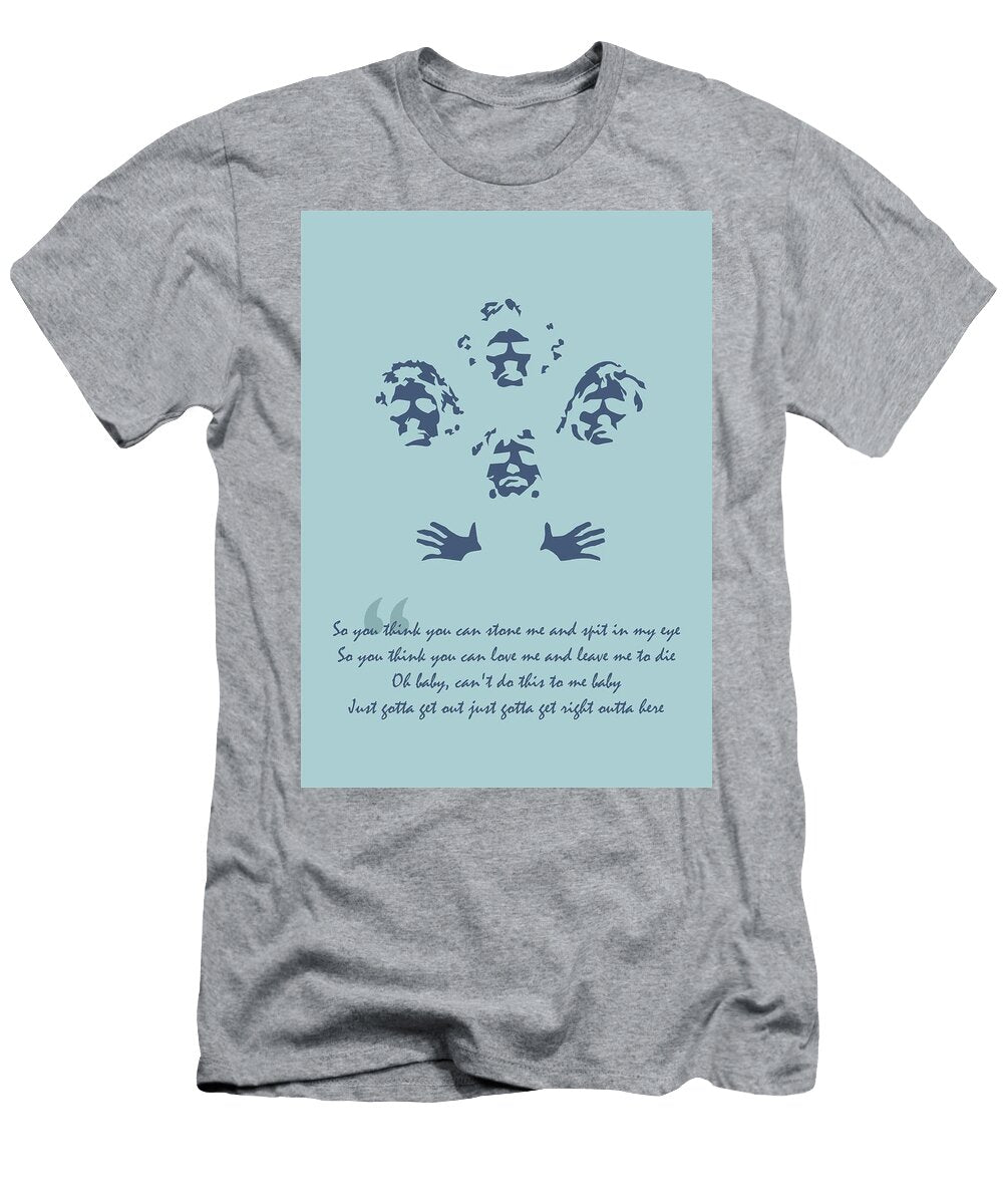 Queen Boheiman Rapshody Lyric Quote Ahmad Nusyirwan T-Shirt