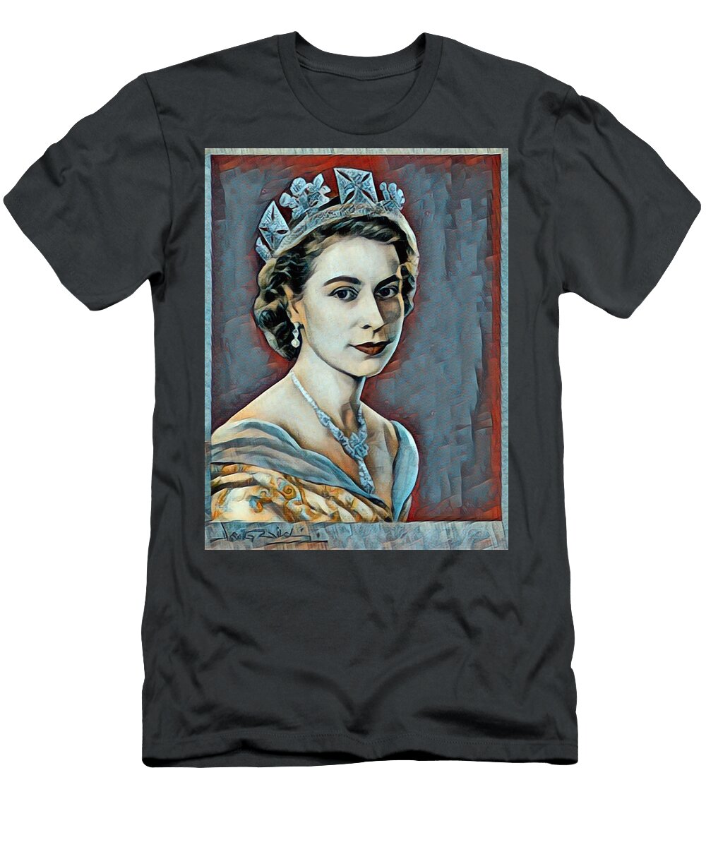 Queen Elizabeth Tony Rubino T-Shirt