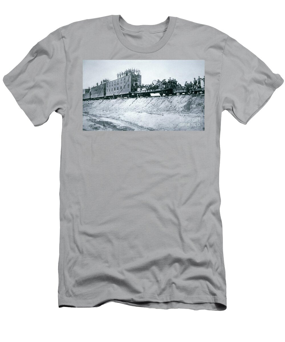 Railroad Construction Crews 1887 American Photographer T-Shirt