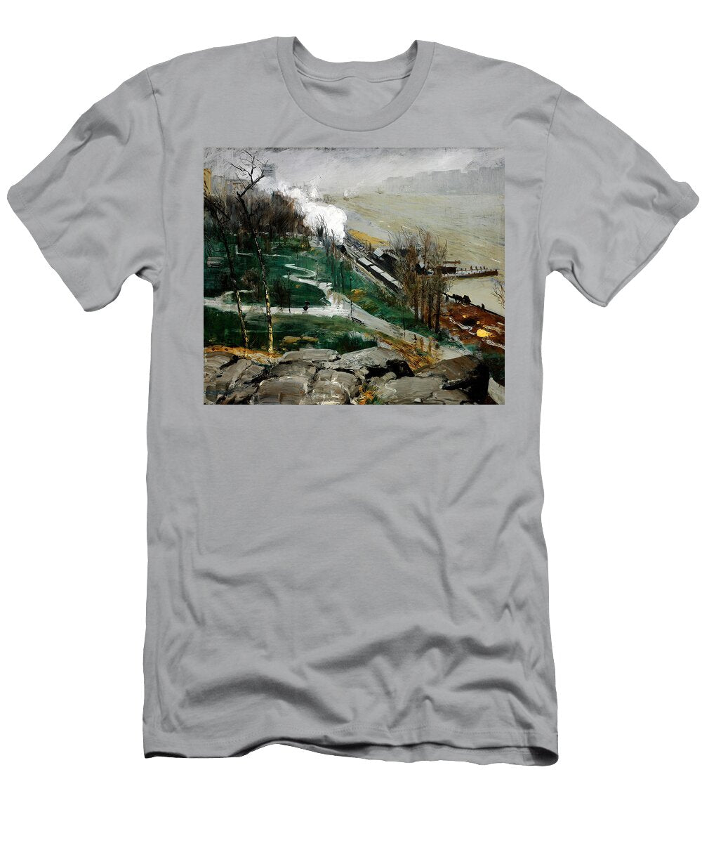 Rain on the River George Wesley Bellows T-Shirt