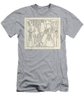 Rameses Ii Slaying His Captives At Abu Simbel M4 Historic Illustrations T-Shirt