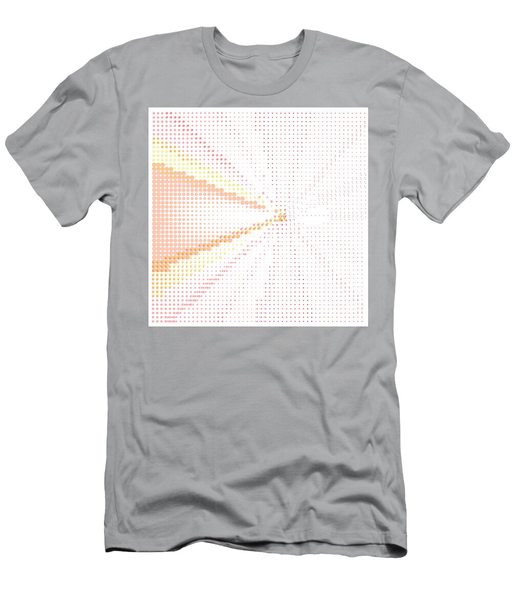 Random Dot Halftone Backgropund Bigalbaloo Stock T-Shirt