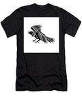 Raven Flying Side Tattoo Aloysius Patrimonio T-Shirt