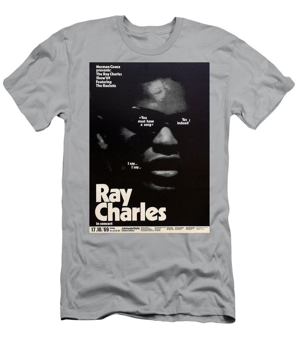 Ray Charles Concert Poster World Art Collective T-Shirt