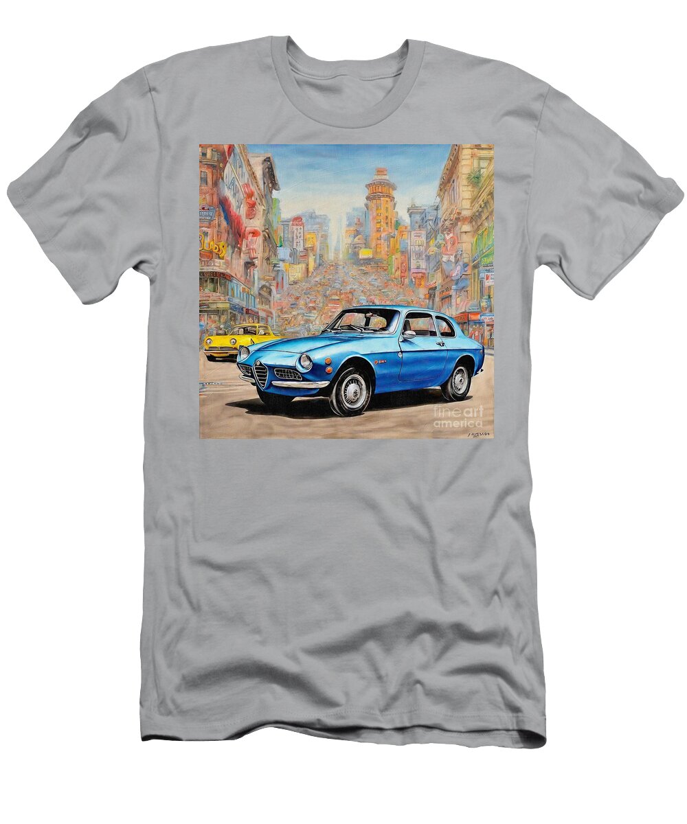 Re10891 1969 Alfa Romeo Junior Z Lisa Sandra T-Shirt