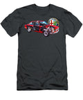 Red Alfa Romeo Giulia Gt 1300 Junior 1966 Cutaway Automotive Art Vladislav Shapovalenko T-Shirt