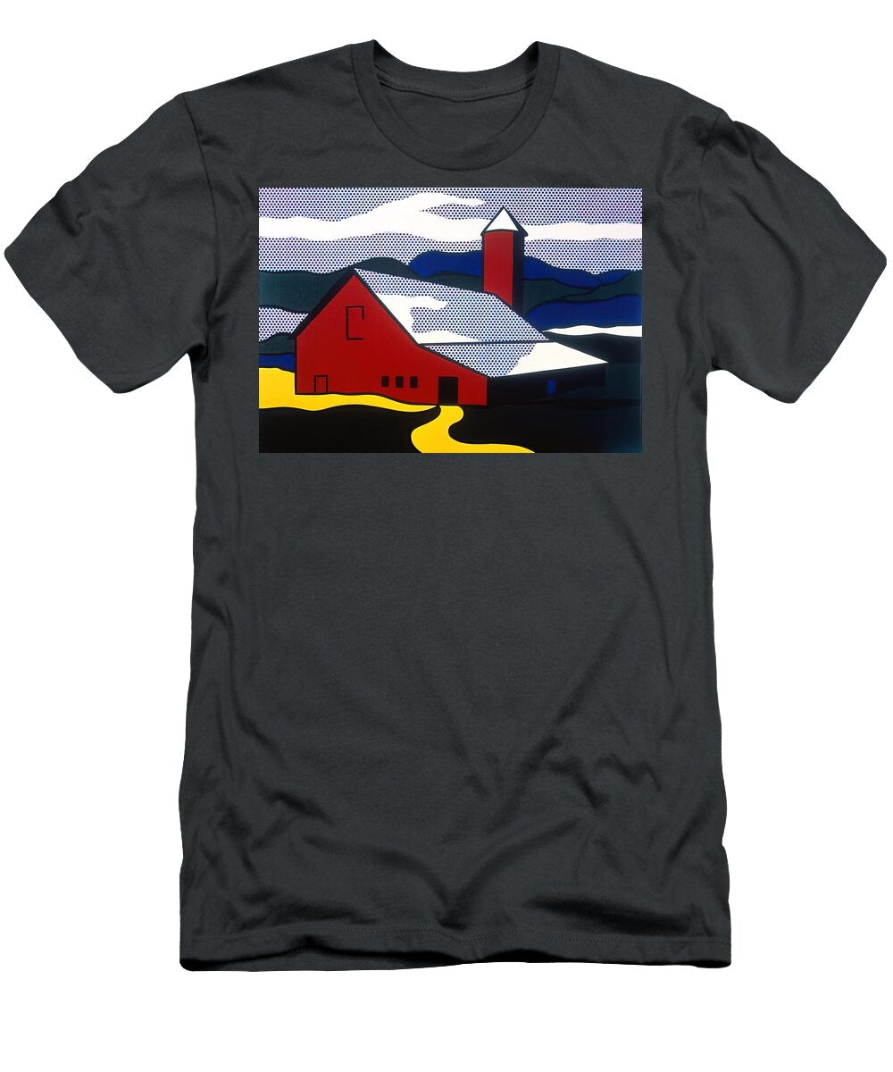 Red Barn Ii 1969 Fine Art Canvas By Roy Lichtenstein Jasmine Kelsey T-Shirt
