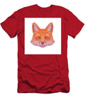 Red Fox Head Front View Pointillist Impressionist Pop Art Style Aloysius Patrimonio T-Shirt
