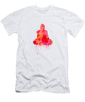 Red Watercolor Buddha Paining Thubakabra T-Shirt