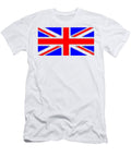 Red White Blue Union Jack Flag in Halftone Bigalbaloo Stock T-Shirt