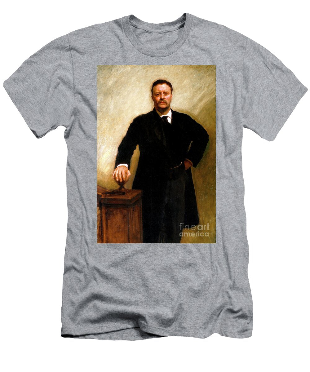 Remastered Art Theodore Roosevelt By John Singer Sargent 20240517 John Singer Sargent T-Shirt