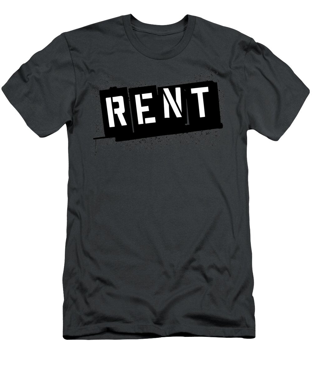 Rent the Musical Logo Art Patel Walsh T-Shirt