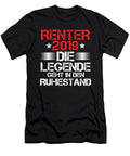 Rentner 2019 Die Legende Geht in Den Ruhestand Rente Geschenk Thomas Larch T-Shirt
