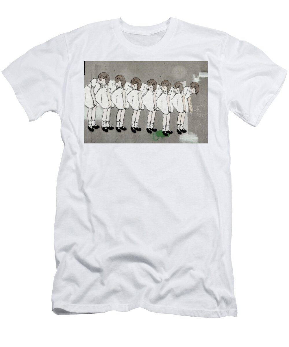 Retro Girl Art Block Collections T-Shirt