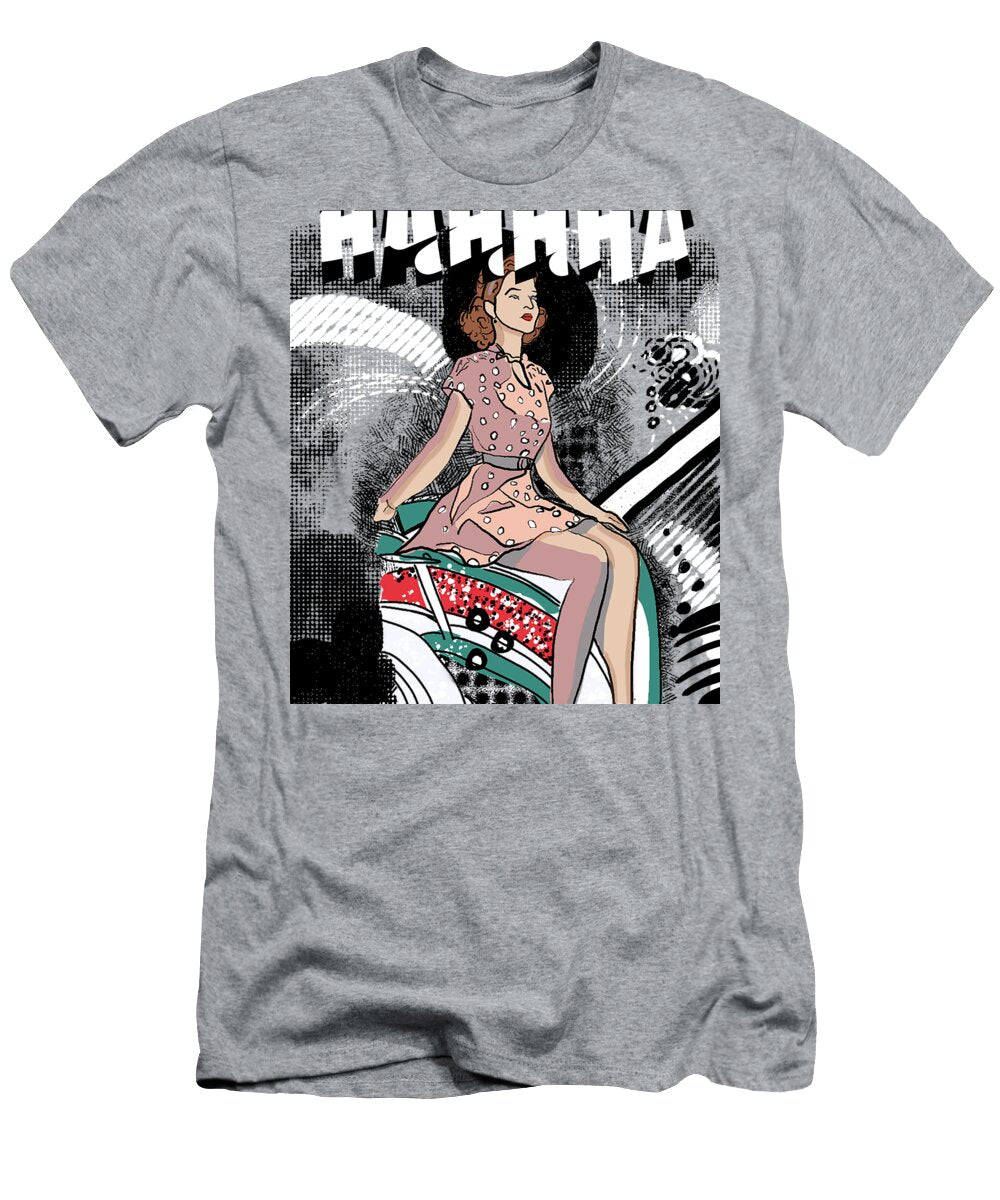Retro Pin Up Ride Marshal James T-Shirt