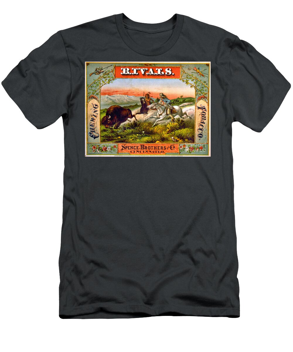 Retro Tobacco Label 1872 D Padre Art T-Shirt
