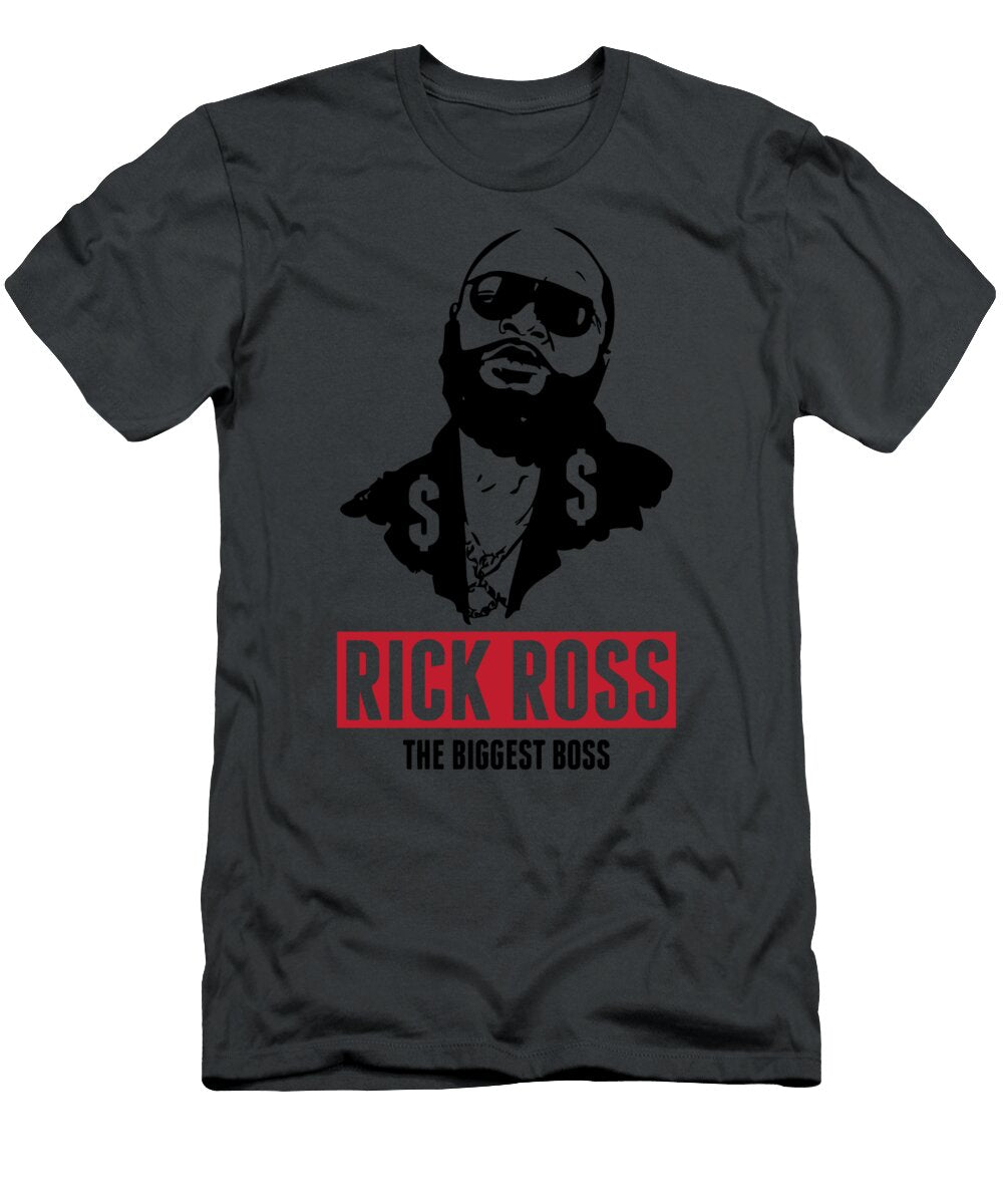 Ri Ck Ro Ss the Biggest Boss Men S Women S Cute Juniors Tops White Desiree Davis T-Shirt
