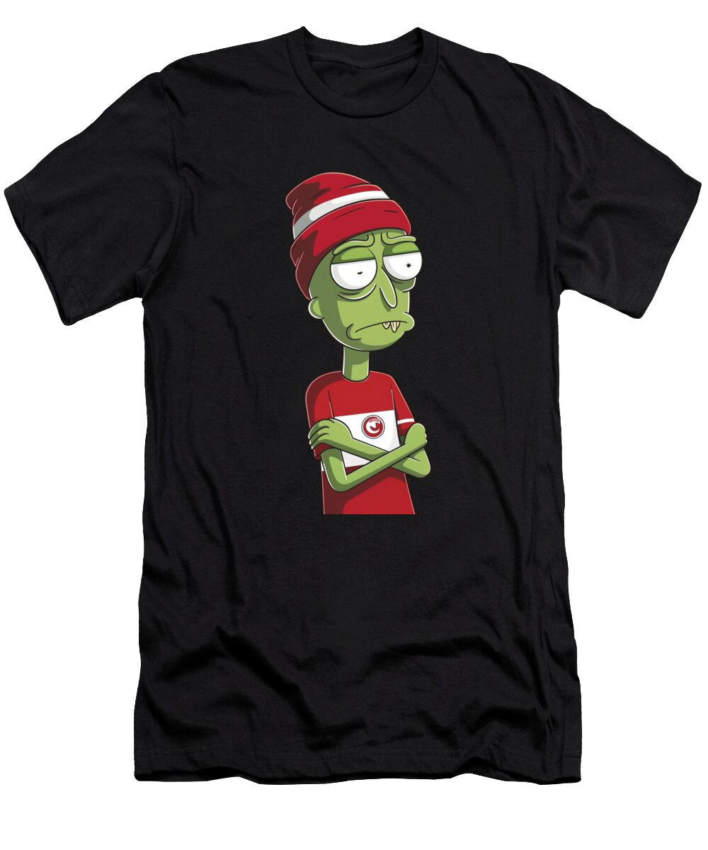 Rick and Morty Vs Cleveland Indians Logo a Creative Analysis Rush T-Shirt