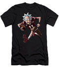 Rick and Morty Vs Cleveland Indians Logo Aesthetic Examination Rush T-Shirt