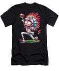Rick and Morty Vs Cleveland Indians Logo Analyzing the Art Rush T-Shirt