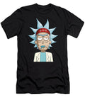 Rick and Morty Vs Cleveland Indians Logo Analyzing Visuals Rush T-Shirt