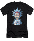 Rick and Morty Vs Cleveland Indians Logo Artistic Impressions Rush T-Shirt