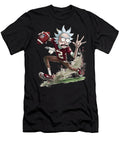 Rick and Morty Vs Cleveland Indians Logo Artistic Significance Rush T-Shirt