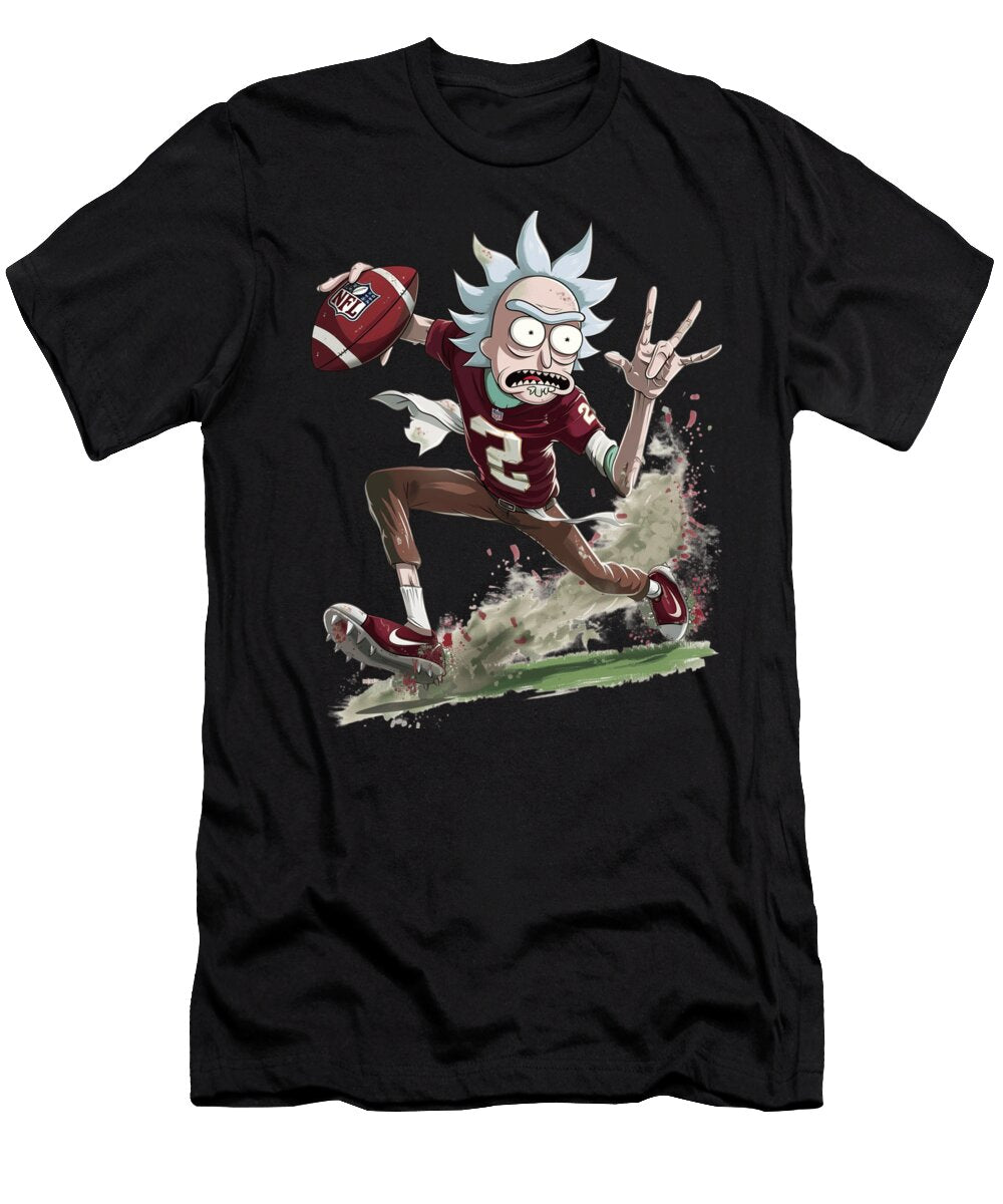 Rick and Morty Vs Cleveland Indians Logo Artistic Significance Rush T-Shirt