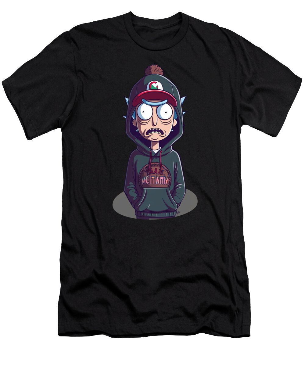 Rick and Morty Vs Cleveland Indians Logo Creative Analysis Rush T-Shirt