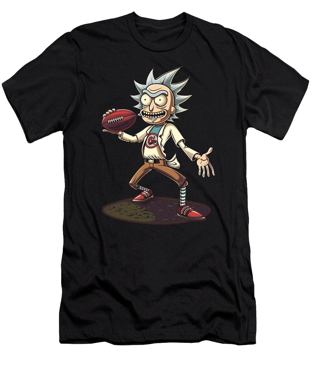 Rick and Morty Vs Cleveland Indians Logo Cultural Significance Rush T-Shirt
