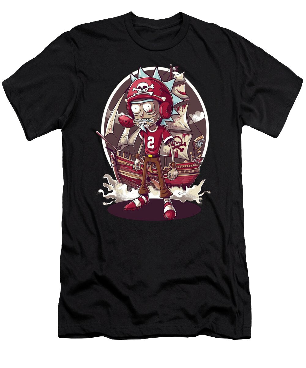 Rick and Morty Vs Cleveland Indians Logo Design Elements Explored Rush T-Shirt