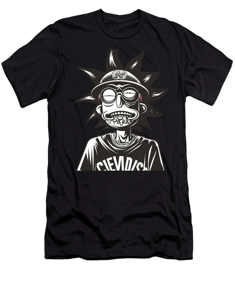 Rick and Morty Vs Cleveland Indians Logo Symbolism in Design Rush T-Shirt