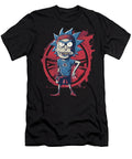 Rick and Morty Vs Cleveland Indians Logo Visual Comparison Rush T-Shirt