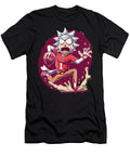 Rick and Morty Vs Cleveland Indians Logo Visual Contrast Rush T-Shirt